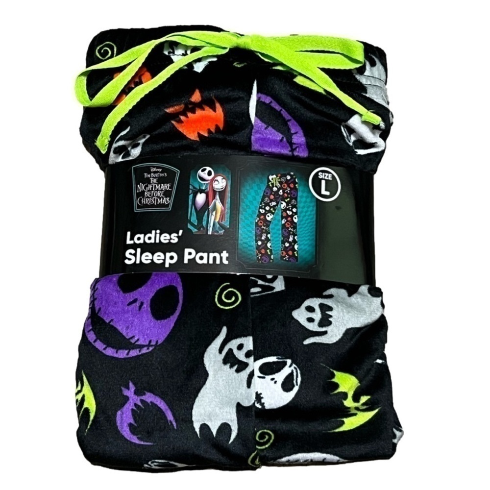 TIM Burtons The Nightmare Before Christmas Ladies Sleep Pant (Sz L)
